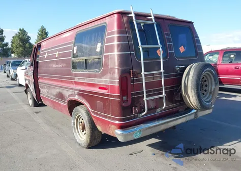 1985 Ford Econoline E150 Van from USA, damaged, VIN 1FDEE14G5FHB84460